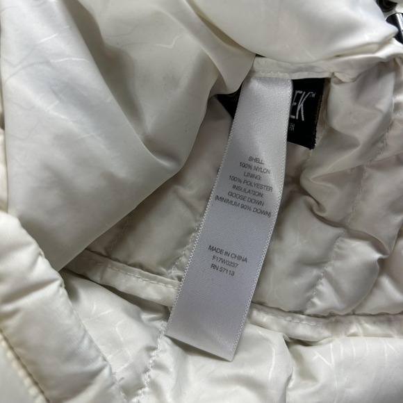 Eastern Mountain Sports Vest Womens Small White DownTek Quilted Down Puffer - Picture 4 of 9
